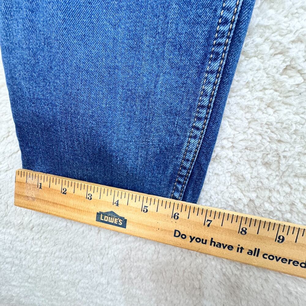 Levis 511 Jeans Mens 32x34 Dark Blue Denim Slim Fit Stretch Straight Leg Skater - Picture 4 of 14